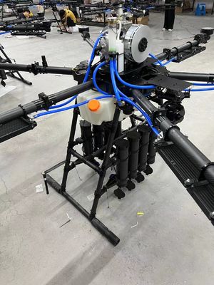 UAV 4-Axis 4-Rotor FOC Drive 3090 Folding Propeller Tethered Drone dengan gulungan selang otomatis yang dapat ditarik