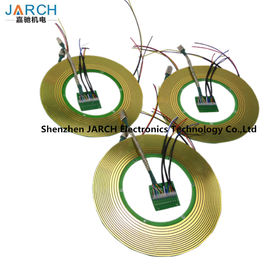 286mm Panjang Alternator PCB Pancake Slip Ring Aluminium Alloy Flat Slip Rings