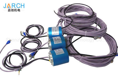 Ethernet slip ring listrik dengan 1 channel, Daya / sinyal melalui membosankan slip ring Max Speed: 500RPM