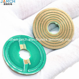 Terpisah Pancake Slip Ring 5 Sirkuit PCB Flat Structure Platter Untuk Industri Tekstil