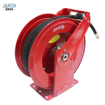 Steel Shaft Retractable Hose Reel, Industrial Ceiling Mounted Extension Cable Reel