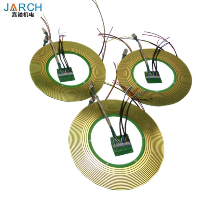 JARCH Connector OD 38.1mm / 99mm Konduktor Melalui Bore Frekuensi Tinggi Slip Ring