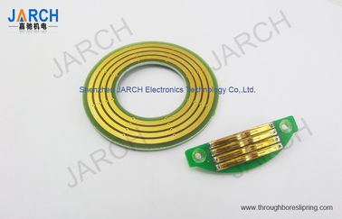 Melalui lubang kecepatan tinggi konektor slip ring kompak Untuk peralatan CNC