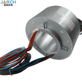 Rotary Joint 80A High Current Slip Ring, Disesuaikan Carbon 4 Wire Slip Ring
