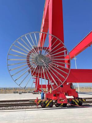 Motor-driven Reels Retractable Hose Reel 250A Kabel Reel Drum Untuk aplikasi yang lebih tinggi dari 100 kW