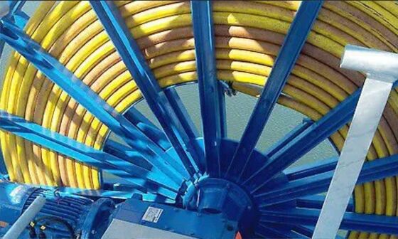 Motor-driven Reels Retractable Hose Reel 250A Kabel Reel Drum Untuk aplikasi yang lebih tinggi dari 100 kW