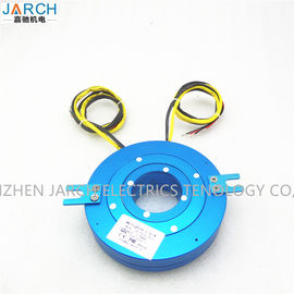 Plat Listrik Slip Ring Memancarkan Rotary Electric Power Flat Type Lubang Ukuran 100mm