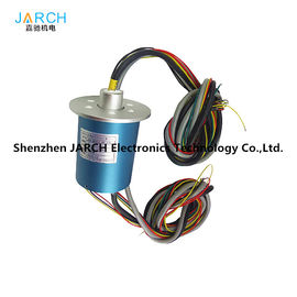 RJ45 USB 2.0 Ethernet Slip Ring Signal Bore Ukuran 12,7mm 5000RPM