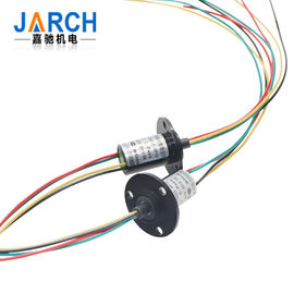OD 12.4mm Capsule slip cincin Transmitter untuk CCTV / Robotika, Lower Hubungi Resistance 18 Circuit