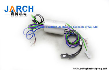 Miniatur kabel gulungan Ethernet slip Ring 1 ~ 4 Channel 1000M Aluminium Paduan