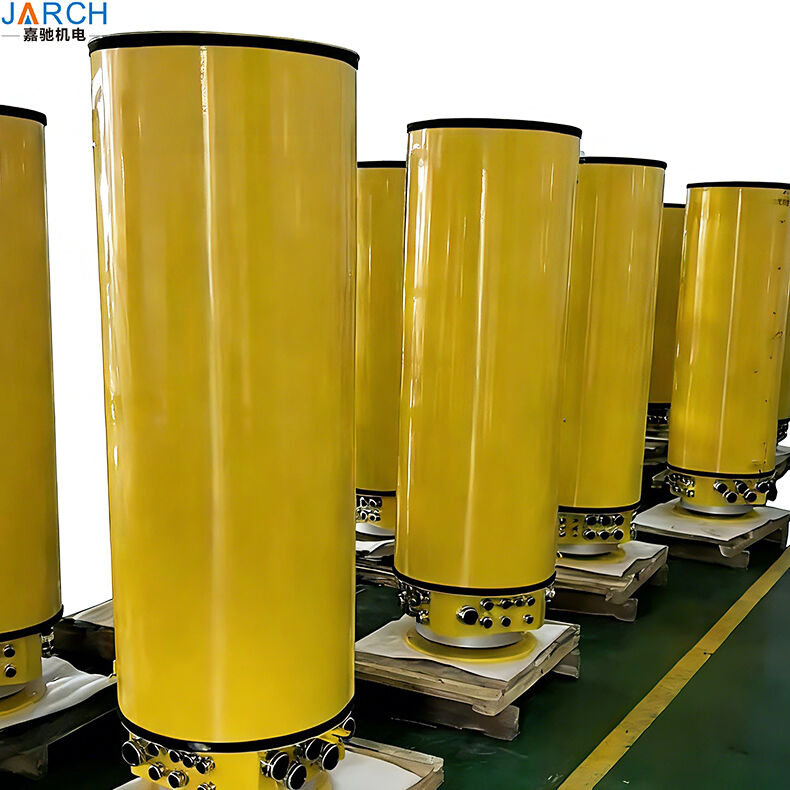 High Voltage Slip Ring untuk Tower Crane high current 400A slip Ring Central Collector Ring